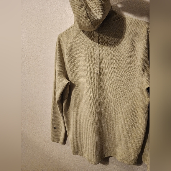 Lululemon At Ease Hoodie - Men's Small Tea Green Hooded Sweater - Picture 4 of 16